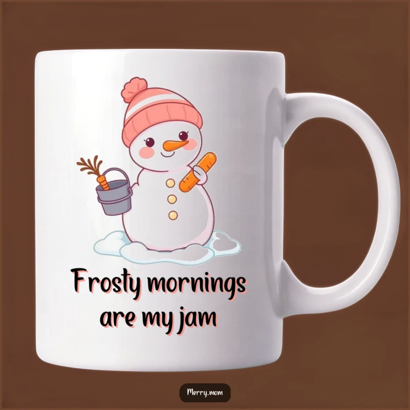Funny Animal Snowman Builder Mug - Hilarious Winter Fun Gift