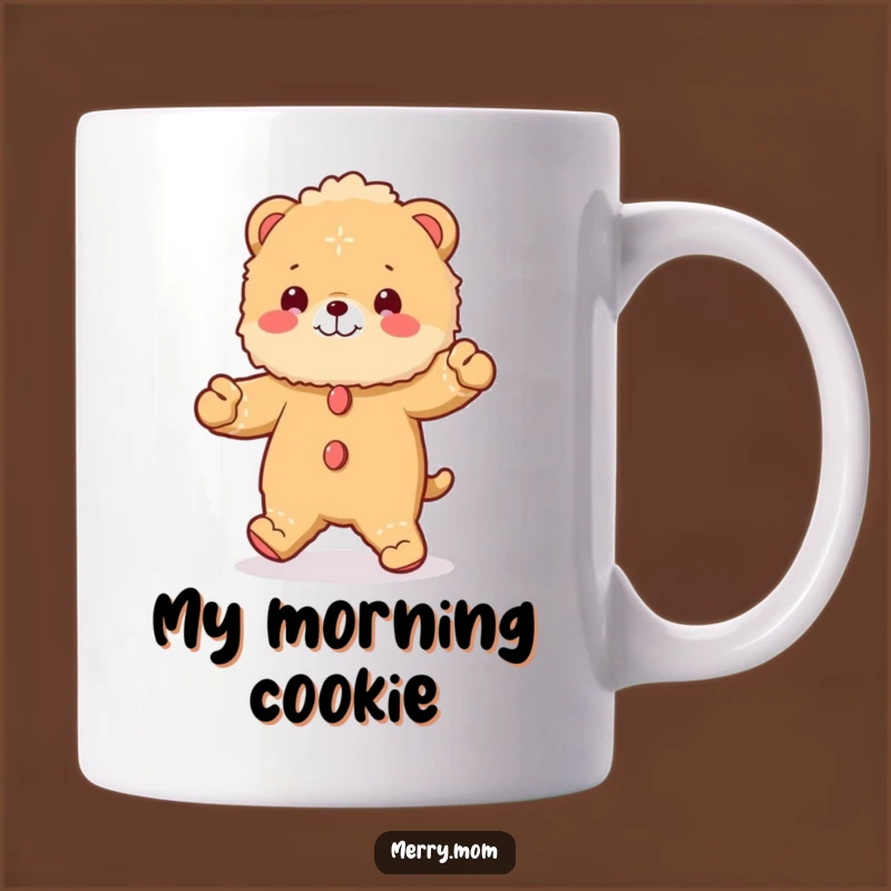 Funny Gingerbread Animal Mug: Fluffy Jigging Fun, Cute Holiday Treat Gift