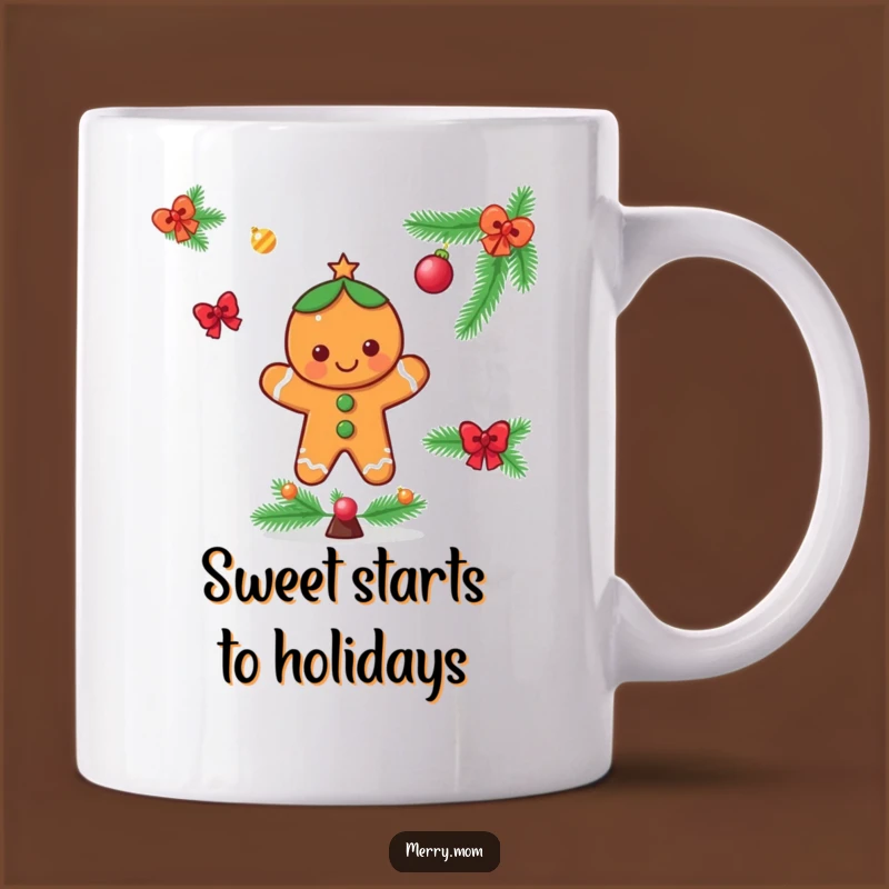 Funny Gingerbread Man Mug - Decorate Your Mornings with Holiday Cheer!