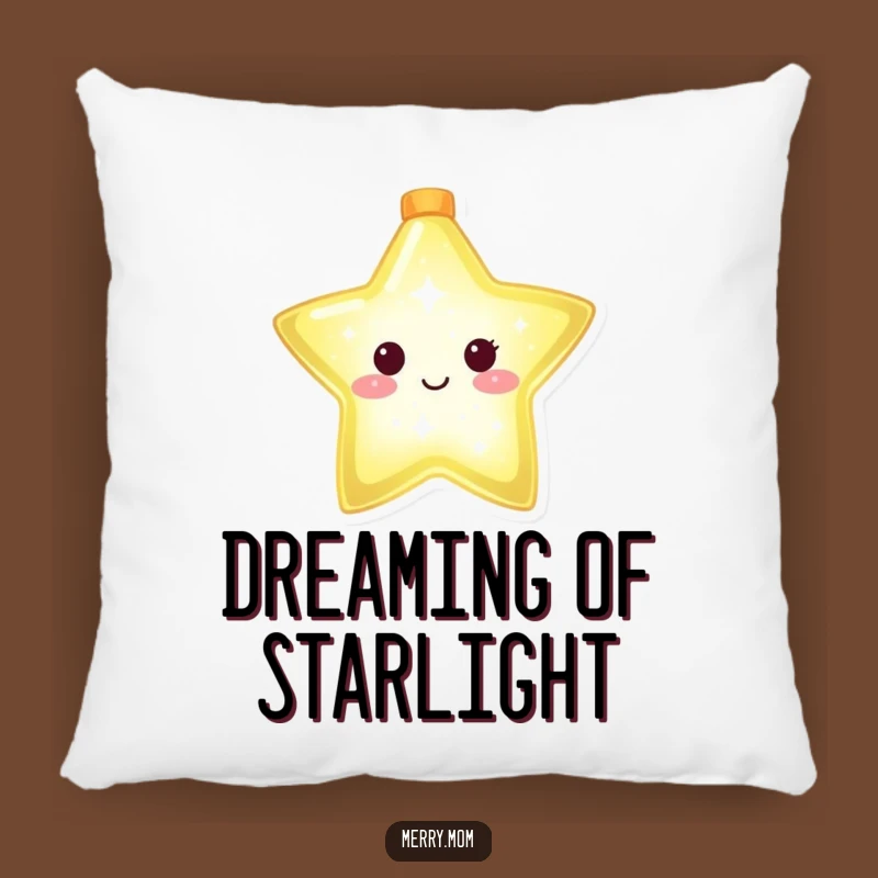 Funny Christmas Star Pillow for Cozy, Radiant Comfort