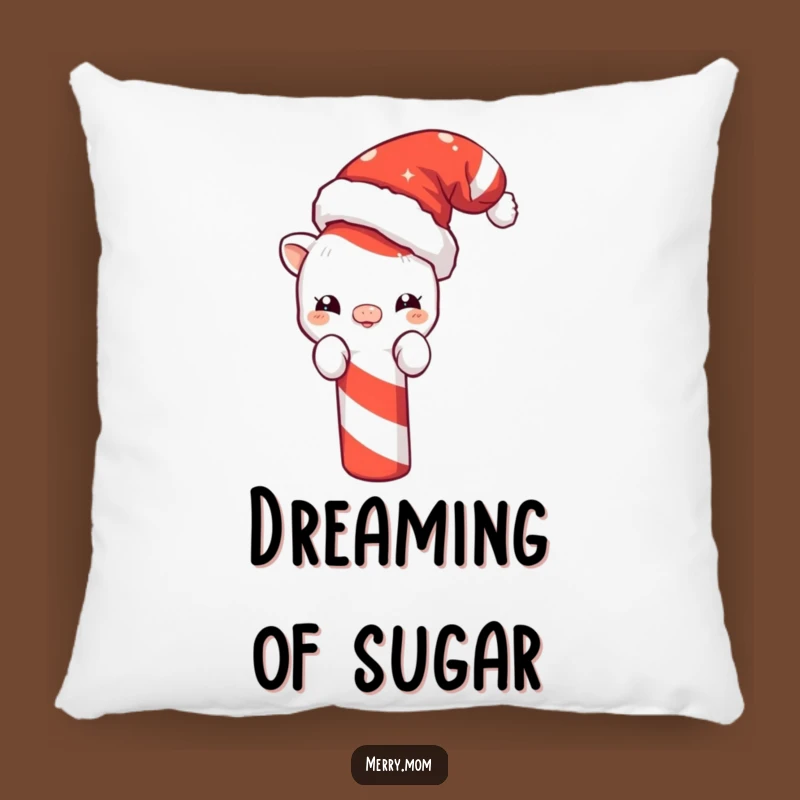 Funny Creature Pillow: Cozy Christmas Decor with Santa Hat, Fun Gift