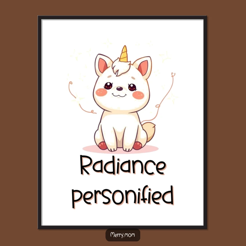 Funny Gleeful Animal Fairy Lights Digital Art - Instant Festive Cheer