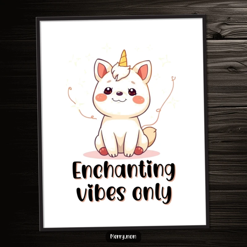 Funny gleeful animal surrounded by twinkling fairy lights, depicted as festive wall art, radiating happiness and holiday enchantment.