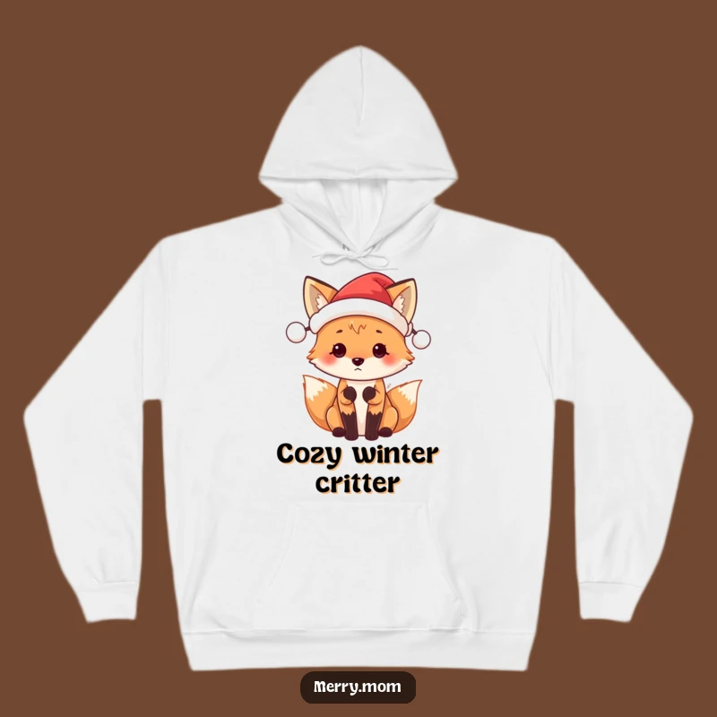 Funny Santa Fox Hoodie: Cozy and Hilarious Holiday Gift