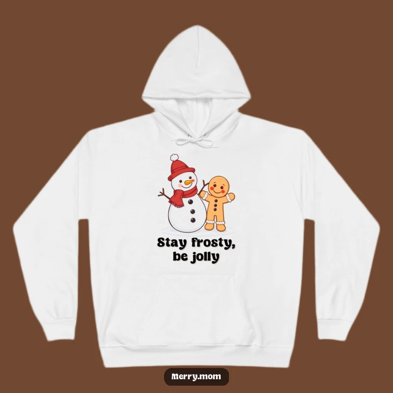 Cozy Funny Snowman Gingerbread Hoodie: Warm Christmas Apparel, Great Funny Gift