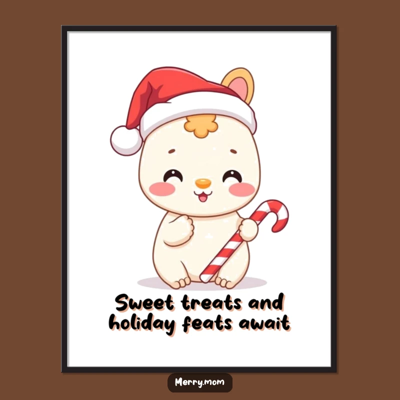 Free Printable Wall Art: Festive Animal Cheer, Downloadable Art for Holiday Decor