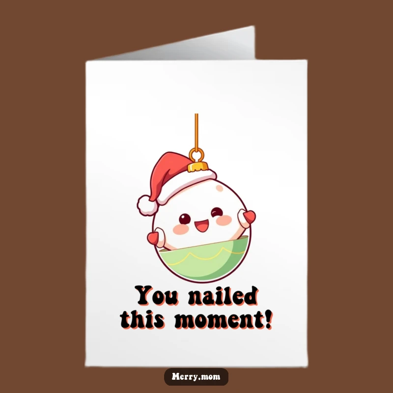 Free Printable Congratulations Card: Kawaii Ornament Spinning Happily Funny Downloadable Gift