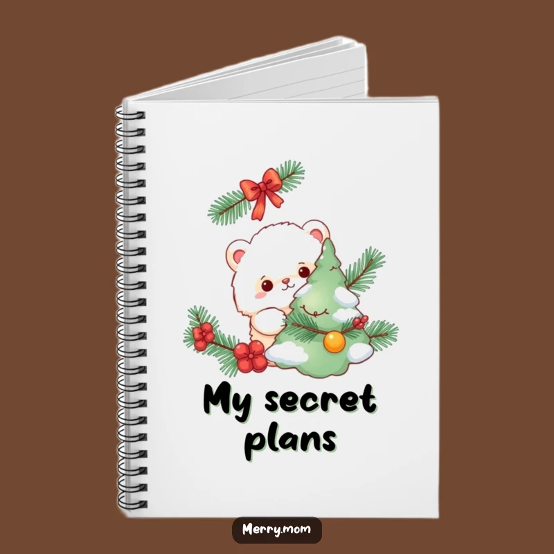 Funny Fluffy Creature Notebook - Jot Down Secrets Behind the Tree