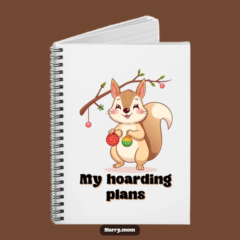 Funny Squirrel Notebook: Decorating Branch, Jot Down Fun, Funny Gift!