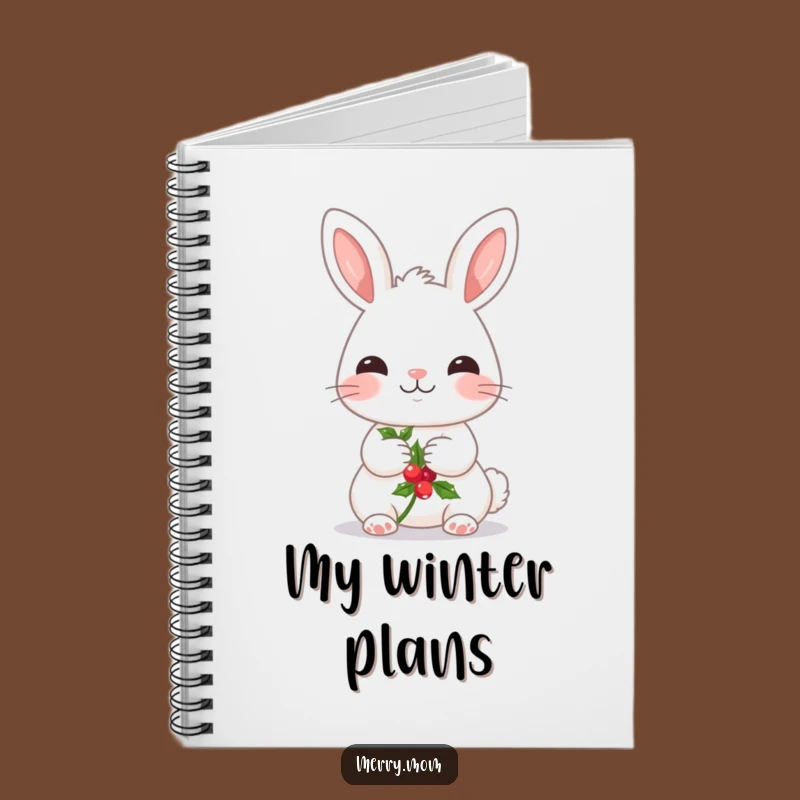 Funny Kawaii Bunny Notebook: Jot Down Sweet Notes with This Holly Journal!