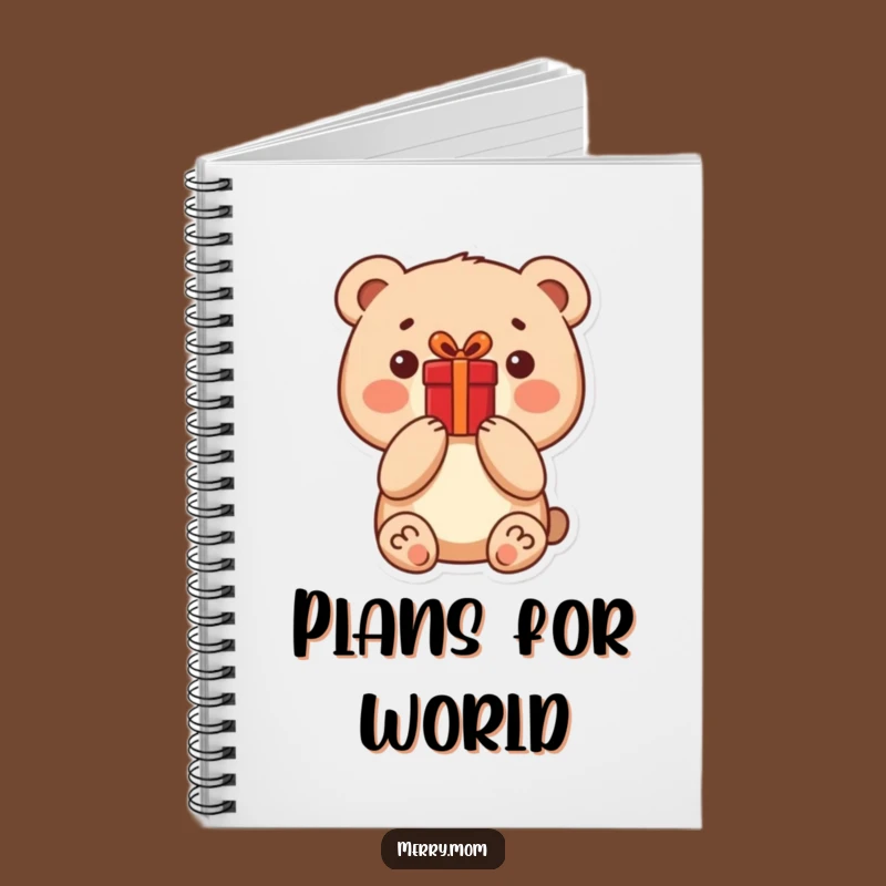 Funny Bear Present Notebook: Adorable Journal for Notes & Gift