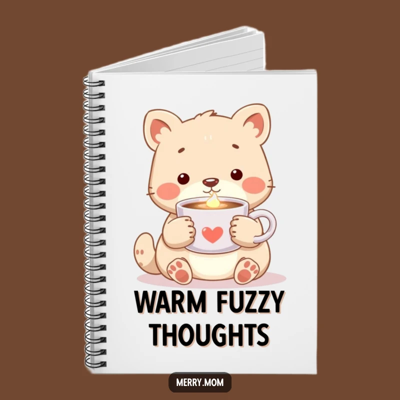 Cozy Animal Cocoa Notebook: Warm Glow Pages, Humorous Journal, Writer’s Gift