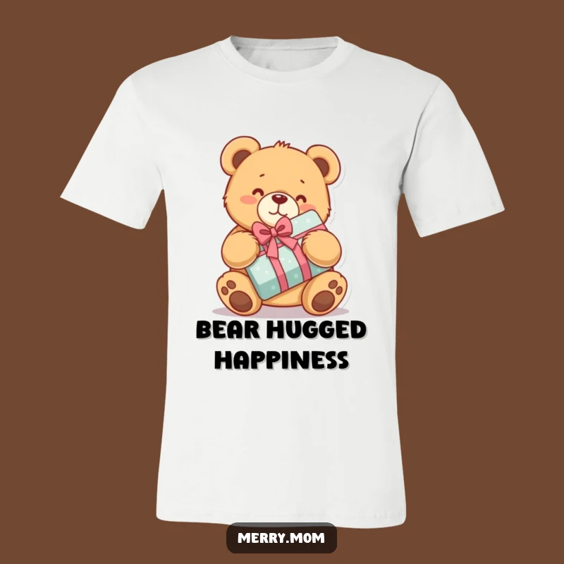 Funny Teddy Bear T-Shirt: Present Hugger, The Ultimate Kawaii Gift Tee!
