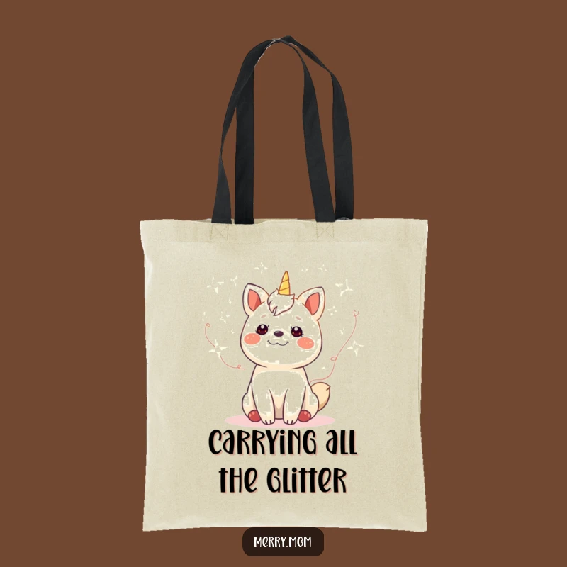 Funny Gleeful Animal Fairy Lights Tote Bag - Whimsical & Practical Gift