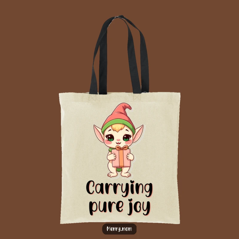 Funny Elf Animal Tote Bag: Happy Gift Holder, Practical Funny Gift!