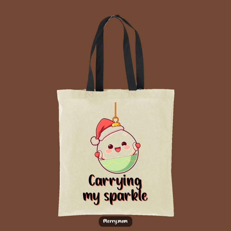 Funny Kawaii Ornament Tote Bag - Carry Your Holiday Cheer!